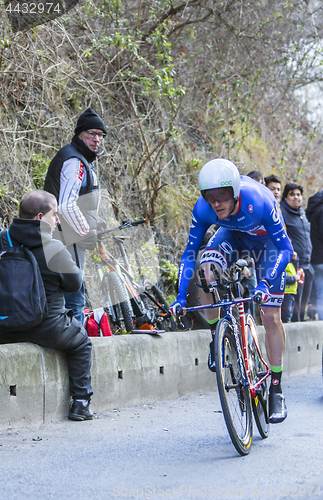 Image of The Cyclist Andrew Talansky - Paris-Nice 2016