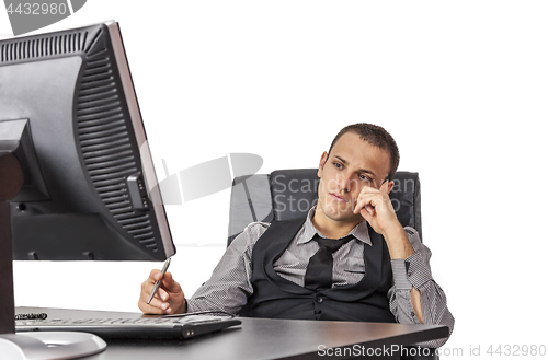 Image of Tired Businessman