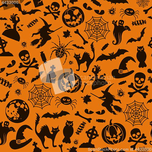 Image of Seamless Halloween Pattern