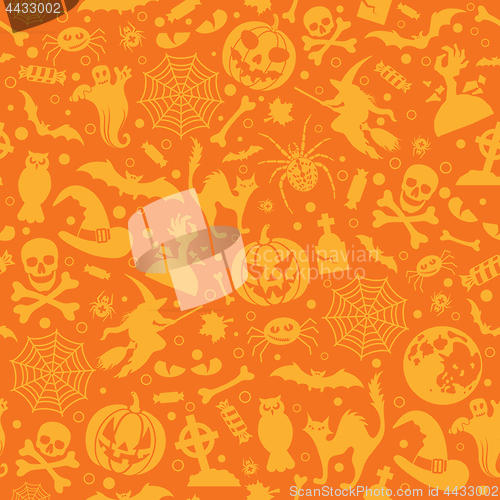 Image of Seamless Halloween Pattern