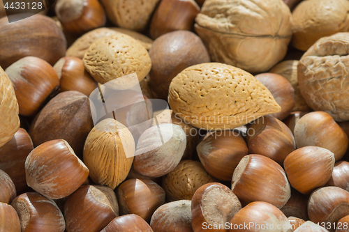 Image of Assorted nuts close up