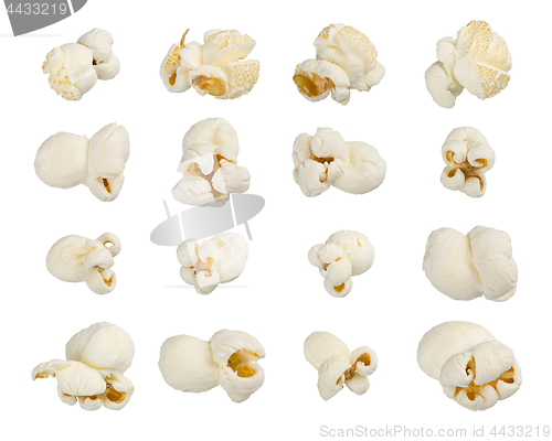 Image of Popcorn set on white