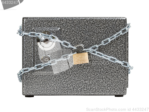 Image of Safe box in chains