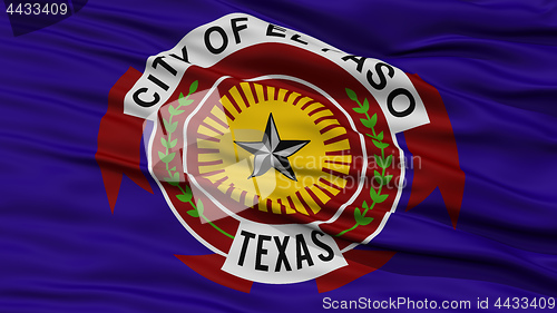 Image of Closeup of El Paso City Flag