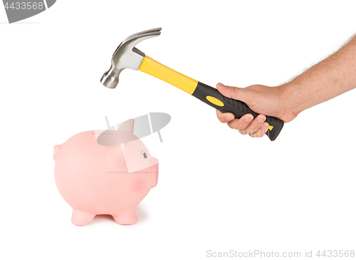 Image of Breaking a piggy bank