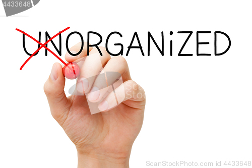 Image of Organized Not Unorganized Concept