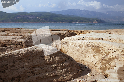 Image of Coastal earth erosion