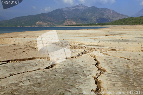 Image of Cracked earth close-up