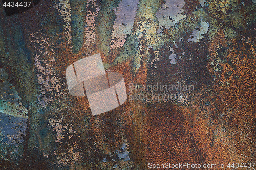 Image of Dark rusty metal texture background.