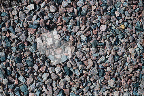 Image of colored gravel stone background