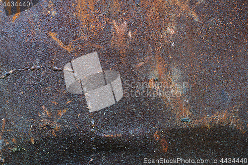 Image of Dark rusty metal texture background.