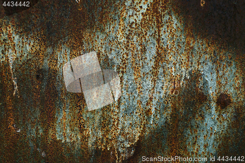 Image of Dark rusty metal texture background.