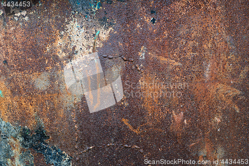 Image of Dark rusty metal texture background.