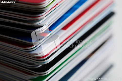 Image of Stack of credit cards