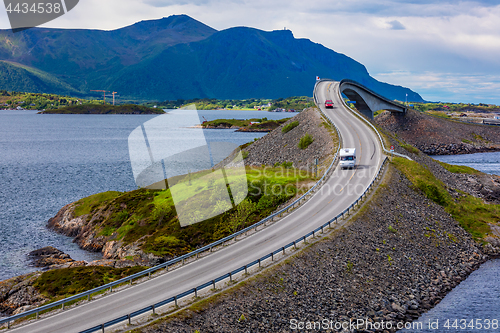 Image of Atlantic Ocean Road Caravan car.