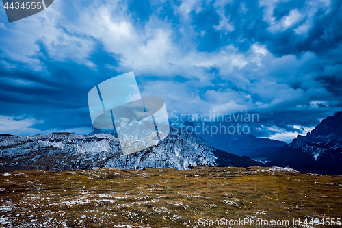 Image of Storm clouds Italy Dolomites