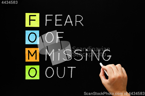 Image of FOMO - Fear Of Missing Out Concept