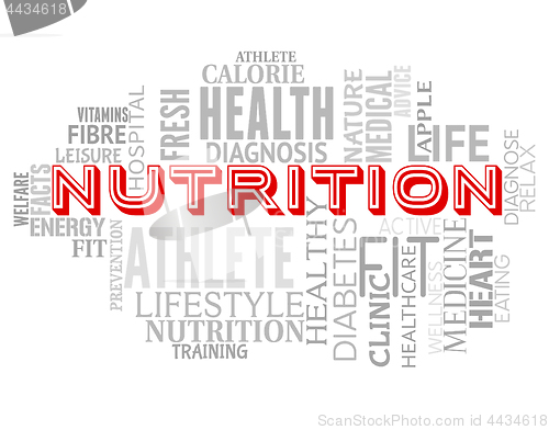 Image of Nutrition Words Means Diets Diet And Sustenance