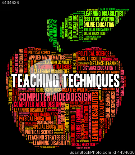 Image of Teaching Techniques Means Tutor Teacher And Taught