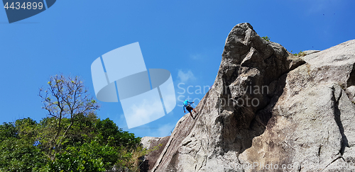 Image of climbing the mountain