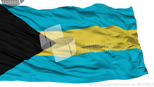 Image of Isolated Bahamas Flag