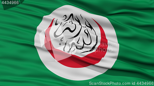 Image of Closeup OIC Flag