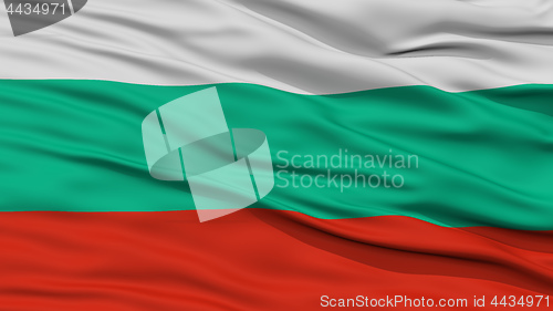 Image of Closeup Bulgaria Flag