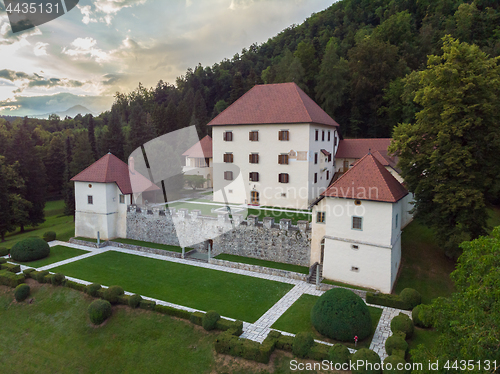 Image of Panoramic view of Strmol castle, Gorenjska region, Slovenia