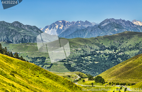 Image of Landscape in Pyrenees Mountains