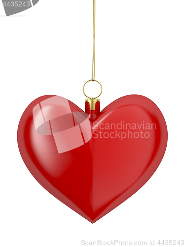 Image of Heart shaped Christmas ornament