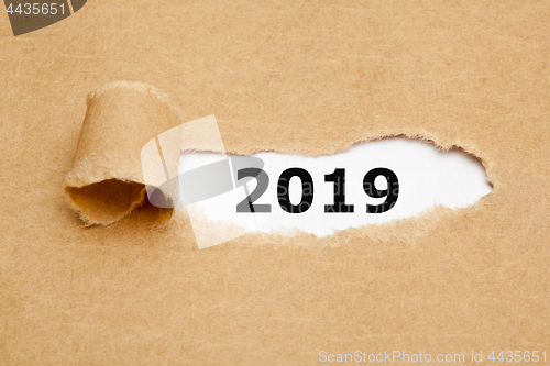 Image of New Year 2019 Ripped Paper Concept 