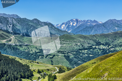 Image of Landscape in Pyrenees Mountains