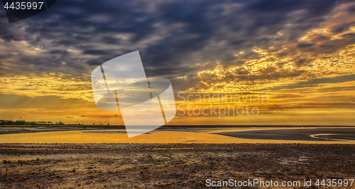 Image of Sunset at Couesnon River Estuary