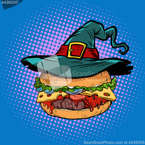 Image of Halloween Burger, fast food holiday