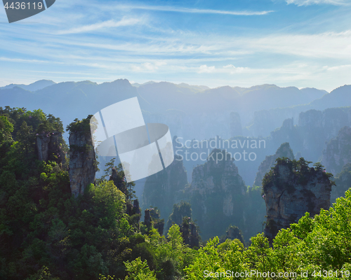 Image of Zhangjiajie mountains, China