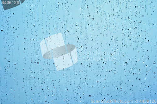 Image of Rain drops on window