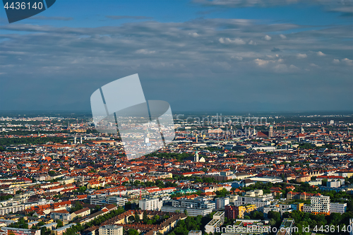 Image of Aerial view of Munich. Munich, Bavaria, Germany