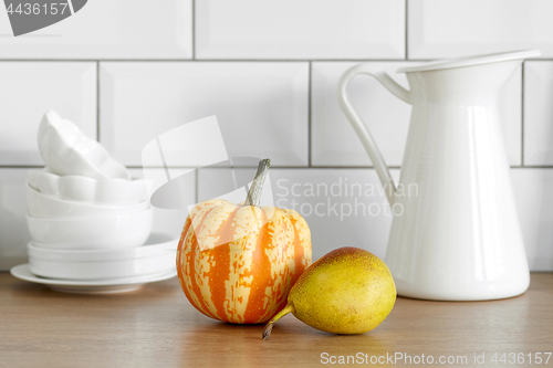 Image of pumpkin and pear