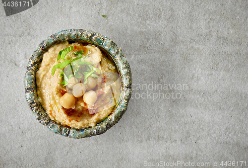 Image of bowl of hummus