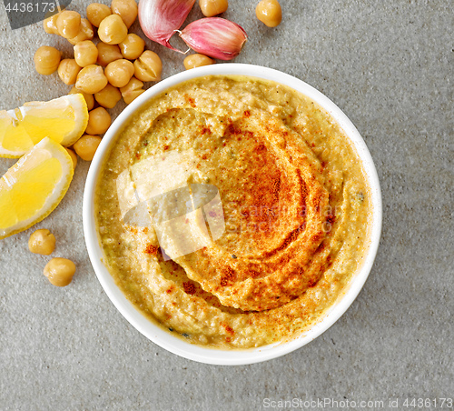 Image of bowl of hummus