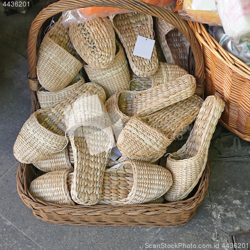 Image of Rattan Slippers