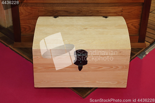 Image of Wooden Trunk Chest
