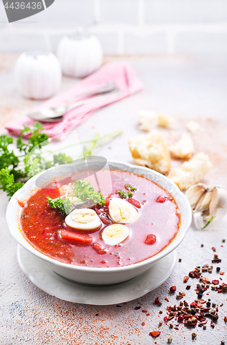 Image of Traditional Ukrainian borsch