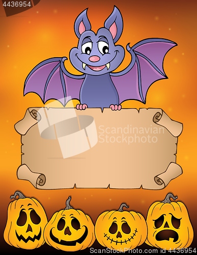 Image of Bat holding parchment image 3