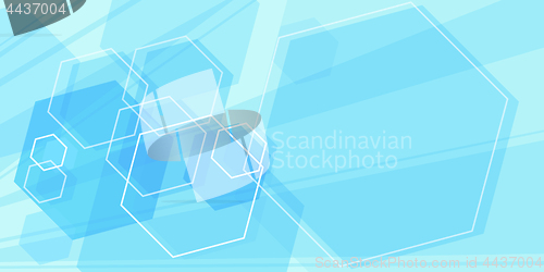 Image of blue scientific background