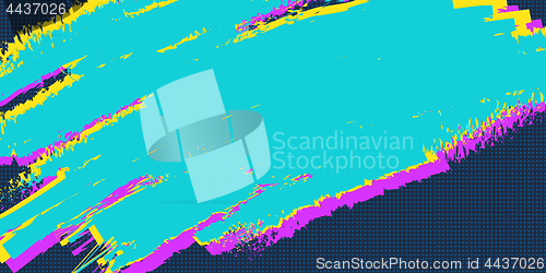Image of Abstract blue paint background