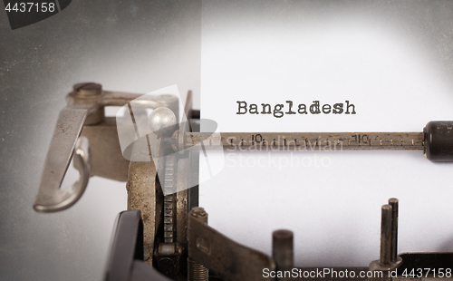 Image of Old typewriter - Bangladesh