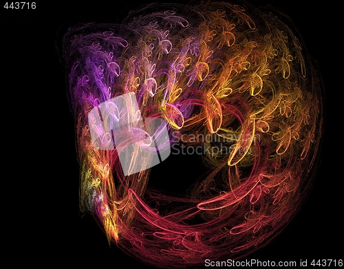 Image of abstract fractal background