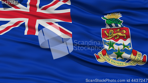 Image of Closeup Cayman Islands Flag