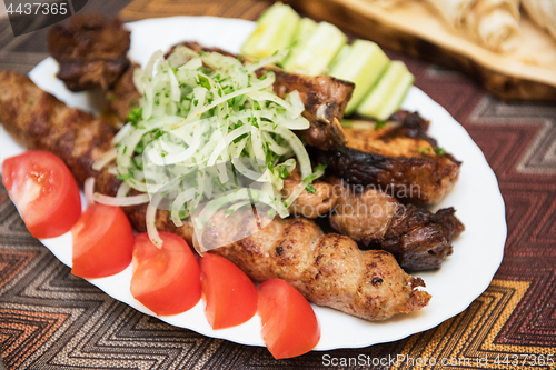 Image of Grilled shish kebab